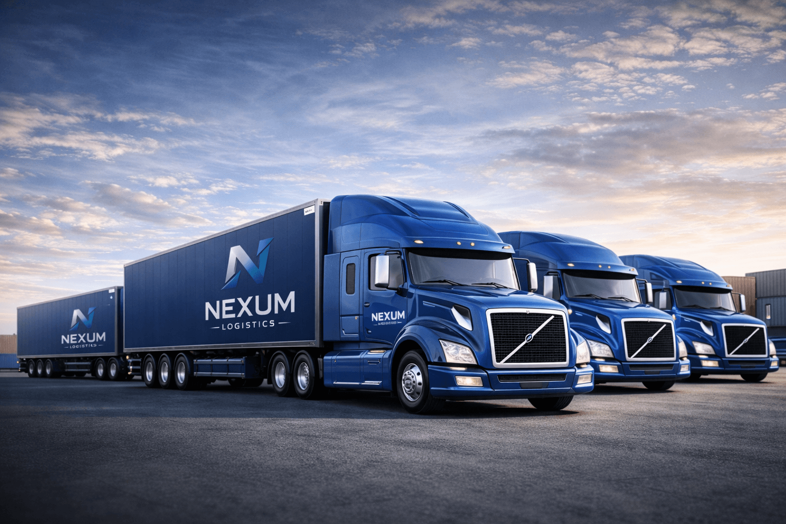 Flota de camiones Nexum Logistics
